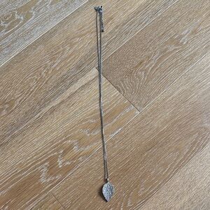 Lia Sophia Gold Leaf Pendant Necklace